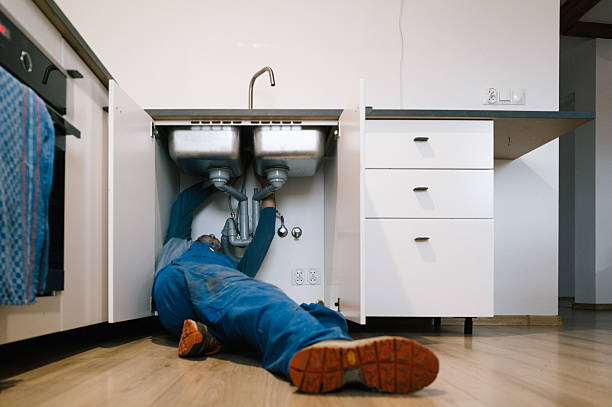 Professional Drain Cleaning technician working in Franklinton, NC
